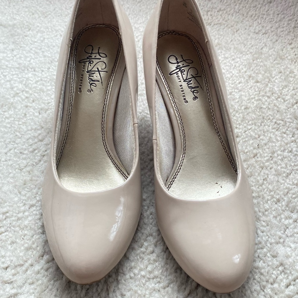 Nude Mini Heels
